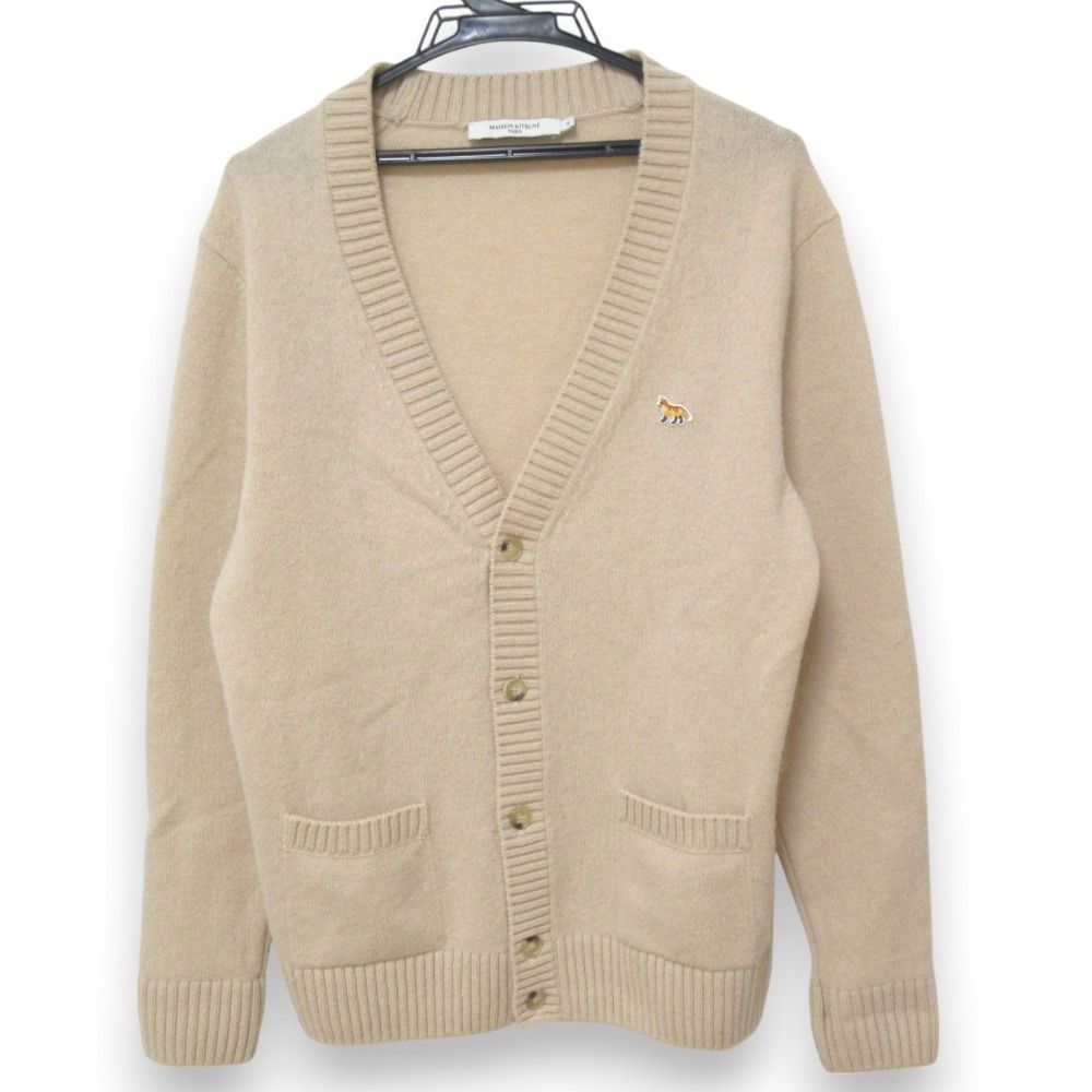 美品 Maison Kitsune メゾンキツネ ベイビーフォックスパッチ 長袖 V