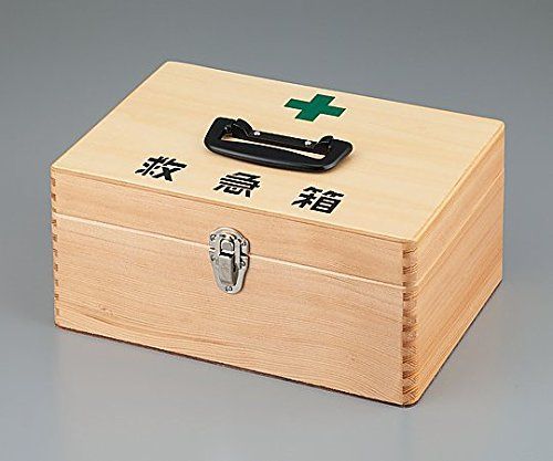 小 救急箱 木製 小 |0-399-11