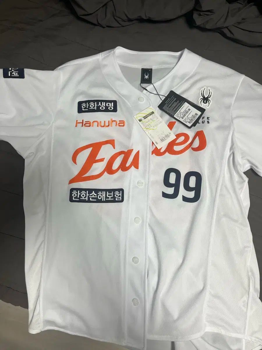 Hanwhae Eagles ハンファ イーグルス ホーム アセンティック リュ ヒョンジン マーキング XXL