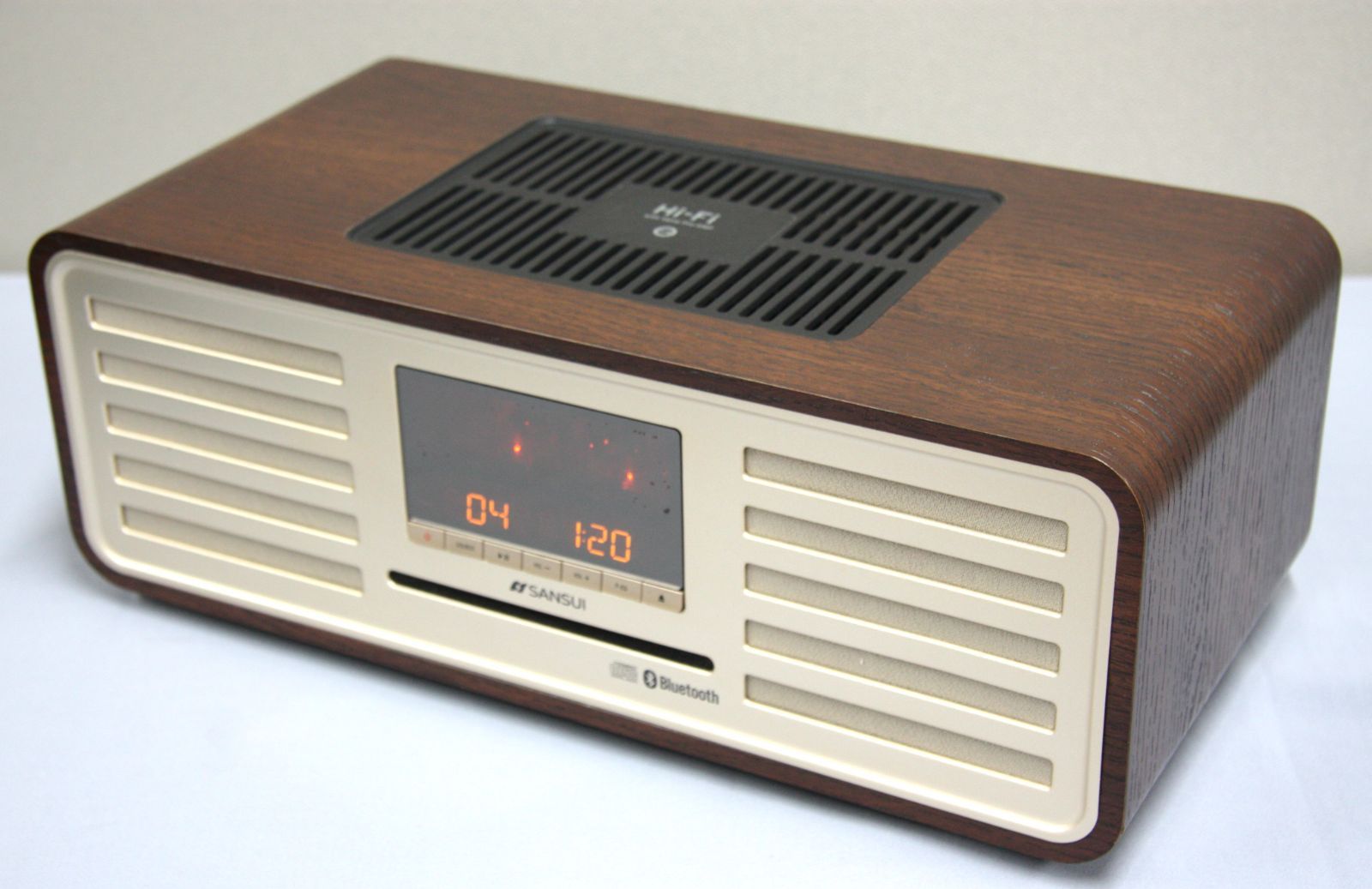 SANSUI Bluetooth搭載 真空管ハイブリットアンプ式 CD/USB