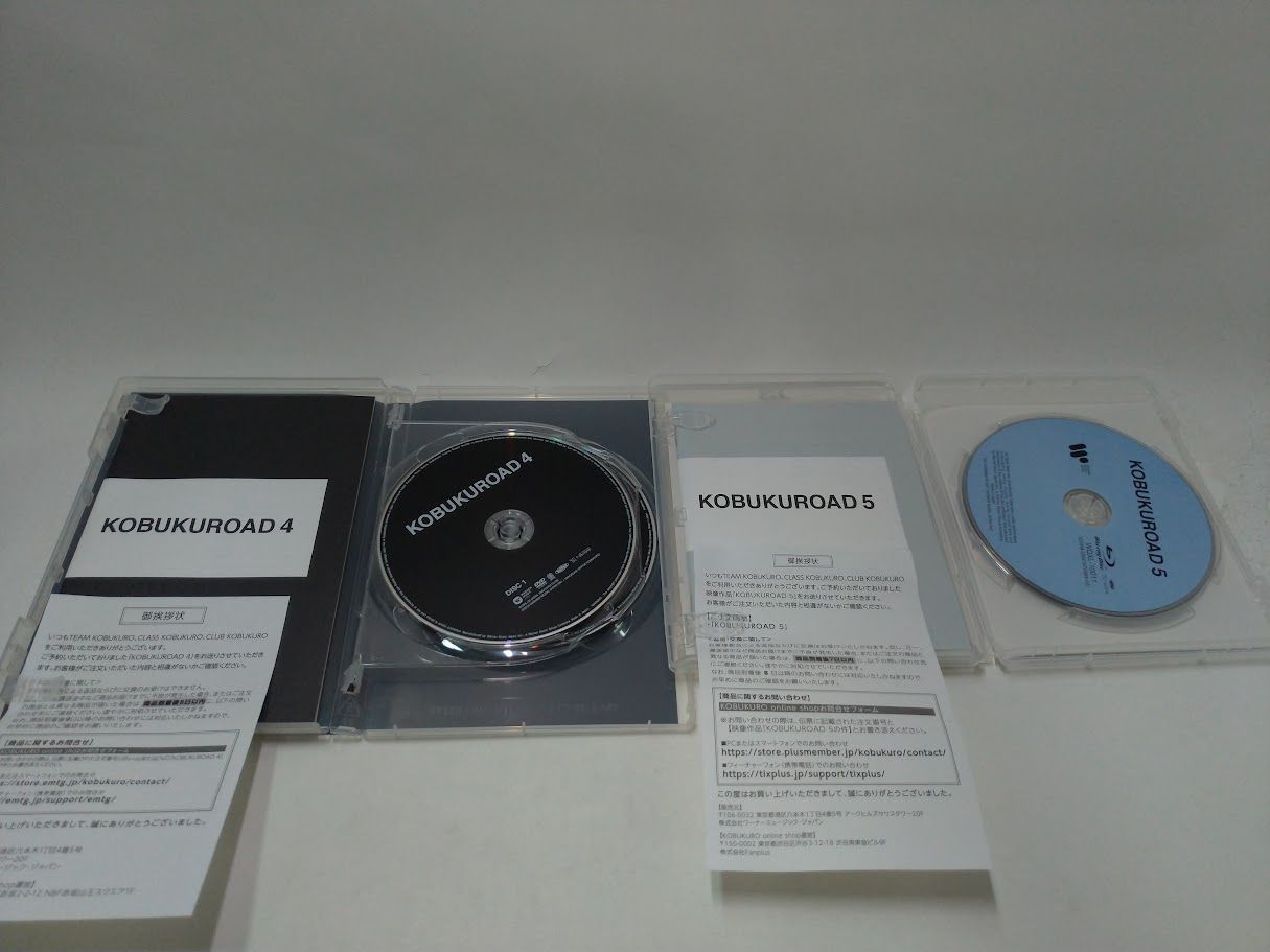 コブクロ CD DVD セット売り 即購入 値下げ バラ売り可 コブクロ/KOBUKUROAD 4，5【2組セット Blu-ray+DVD】状態：非良