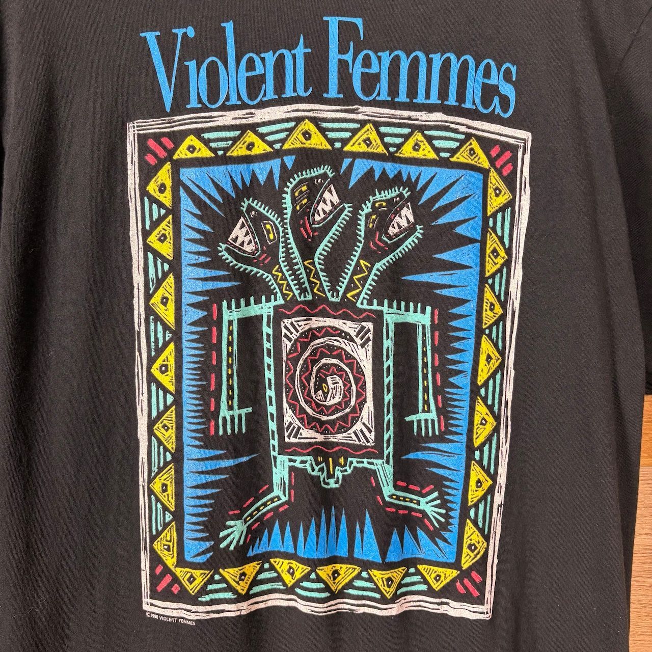 USA製 90s Violent Femmes ヴァイオレント ファムズ 両面プリント T-sh 
