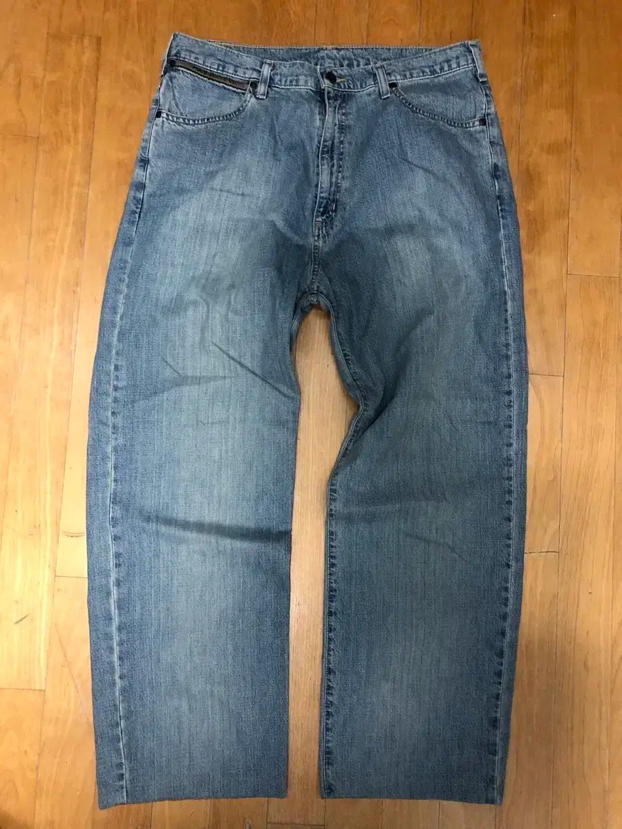 ポロ ジーンズ Ralph Lauren ラルフローレン ワイドフィット ライトブルーデニム デニムパンツ 34