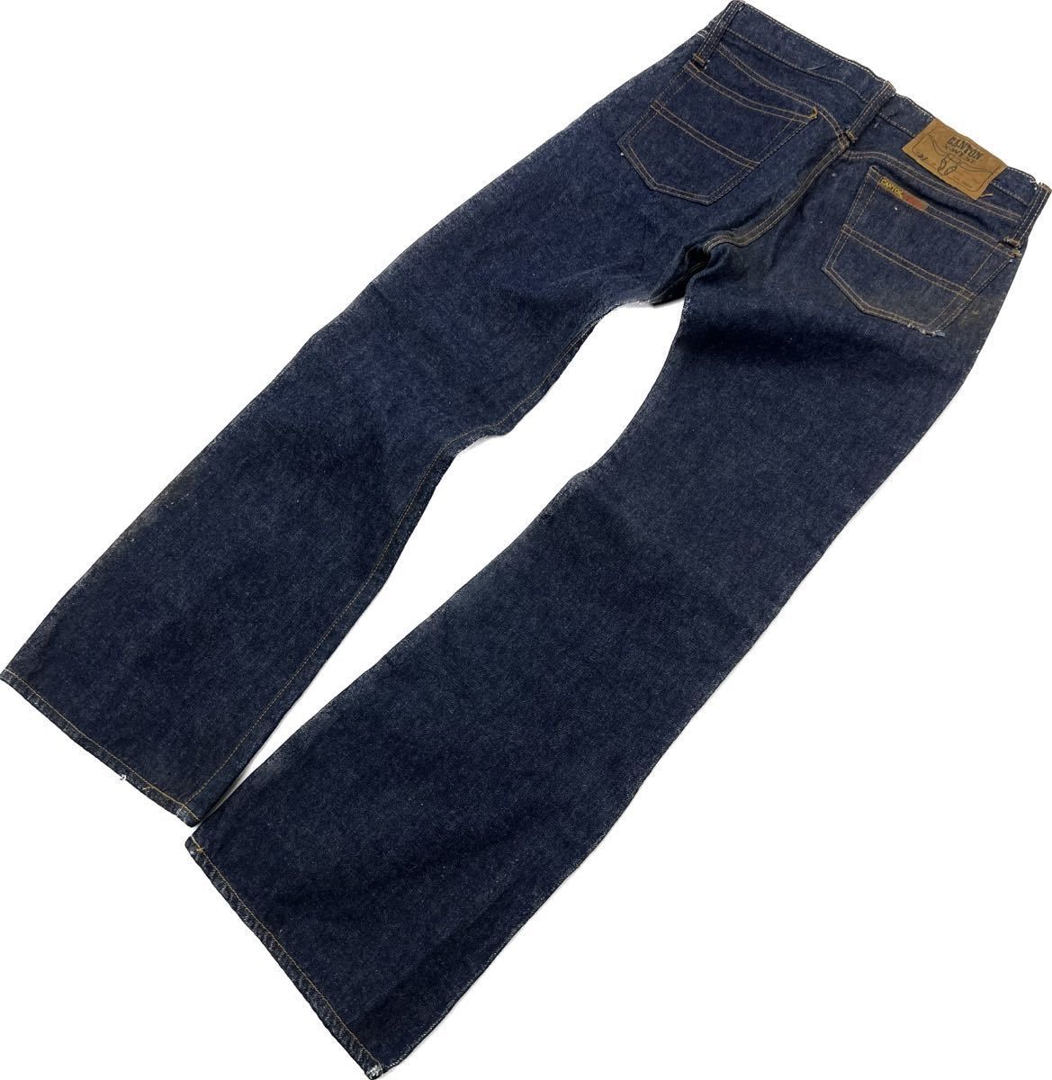 70s ☆ CANTON ☆ 1252H TALON デニムパンツ ブーツカット フレア ジーンズ W31 アメカジ ストリート 古着 ビンテージ キャントン■Ja6672 70s ☆ CANTON ☆ 1252H TALON デニムパンツ ブーツカット フレア