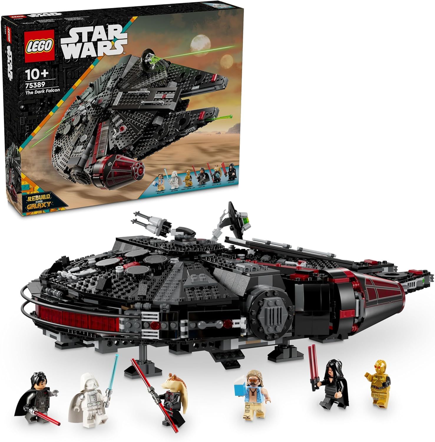 レゴ(LEGO) スター・ウォーズ ダーク・ミレニアム・ファルコン おもちゃ 玩具 プレゼント 誕生日 ブロック クリスマス 男の子 女の子 子供 10歳 11歳 12歳 小学生 宇宙 75389