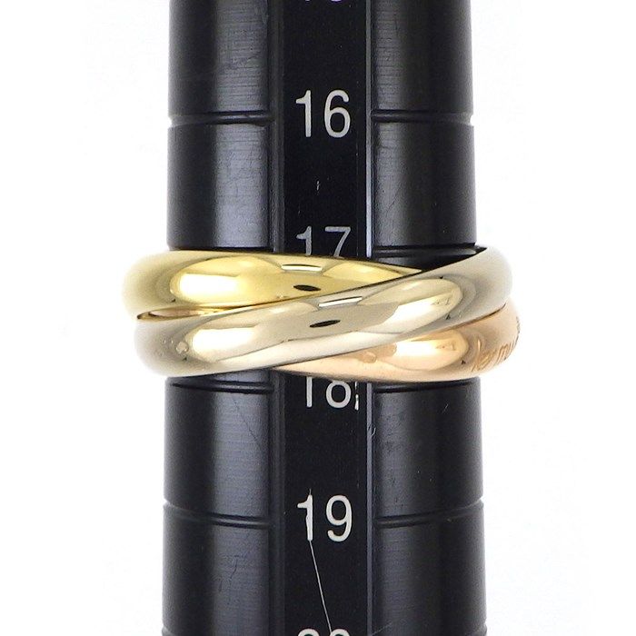カルティエ Cartier リング トリニティ スリーカラー K18PG K18WG  