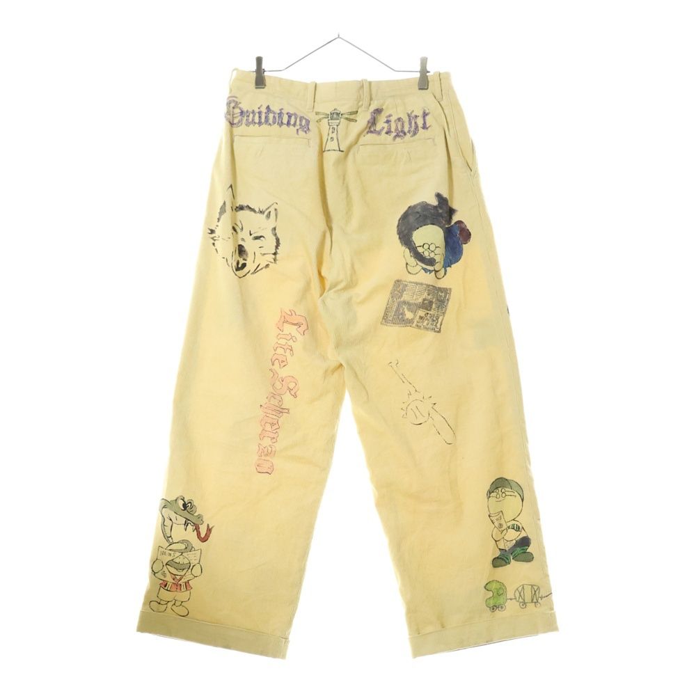 KAPITAL (キャピタル) 14Wコーデュロイ IVYパンツ メモリアルペイント 