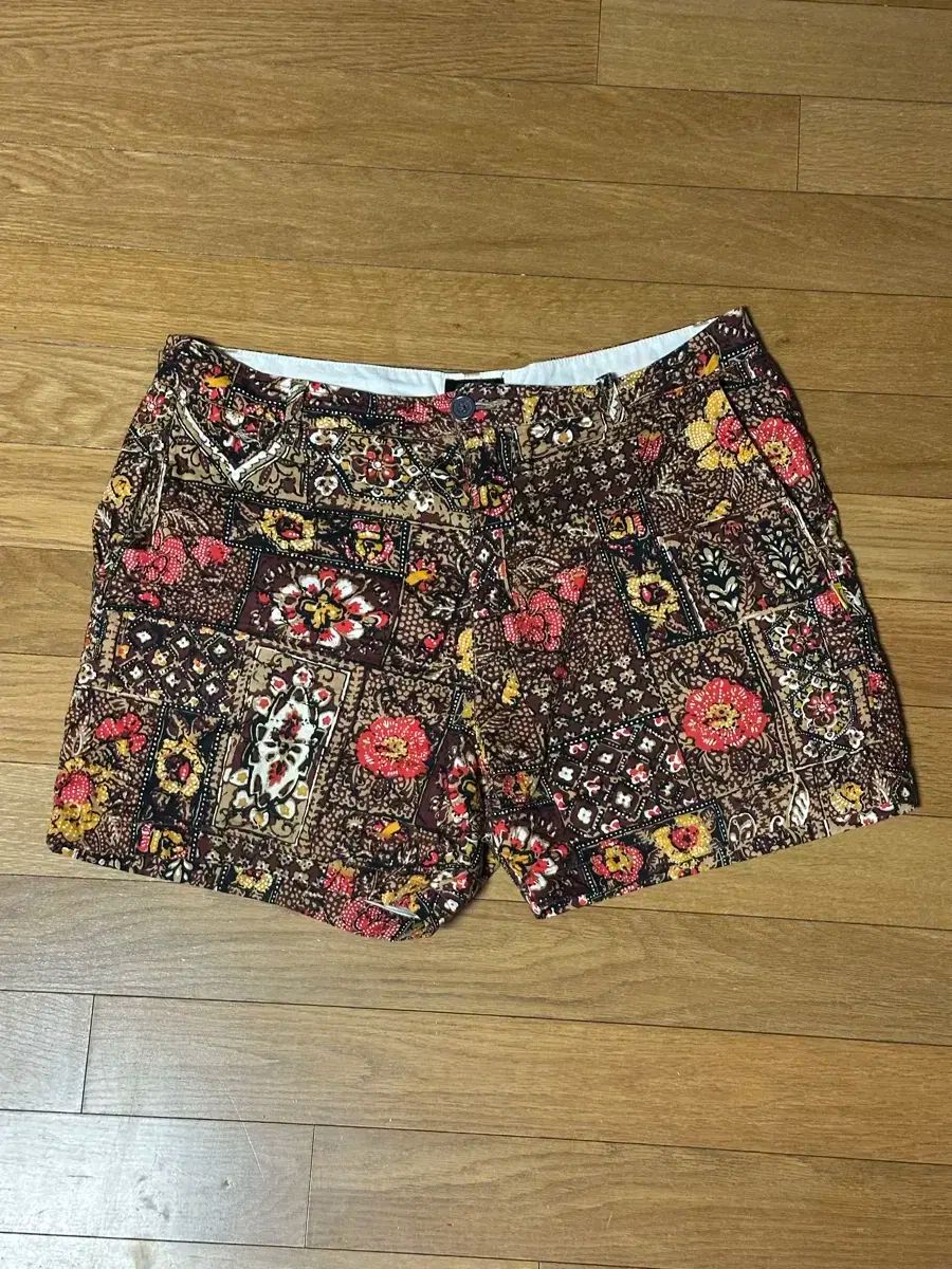 [32]ステューシーstussy ペイズリー　ショート　ハーフ　パンツ　黒　総柄 STUSSY ステューシー ハーフパンツ メンズ Paisley(stussy short