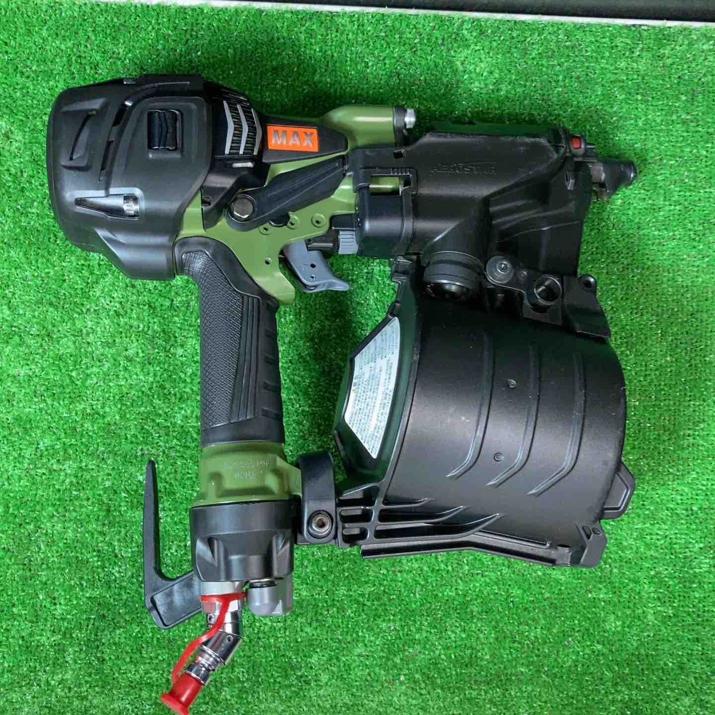 ☆マックス(MAX) 高圧エア釘打ち機 HN-90N6(D)_ミリタリーグリーン 