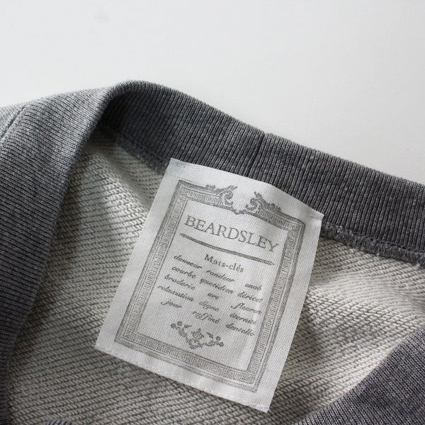 BEARDSLEY ビアズリー　オーバーサイズ　スウェット　トレーナー. 美品 BEARDSLEY ビアズリー コットン 裏毛スウェットプル