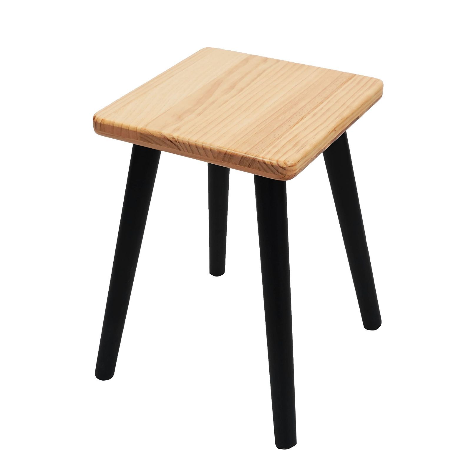 Mangowood スタッキングチェア 木製 スツール セット 丸いす おしゃれ