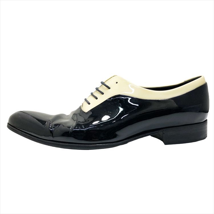 DOLCE & GABBANA ダークグレー レースアップシューズ Dolce&Gabbana ドルチェ&ガッバーナ スタッズ レースアップ