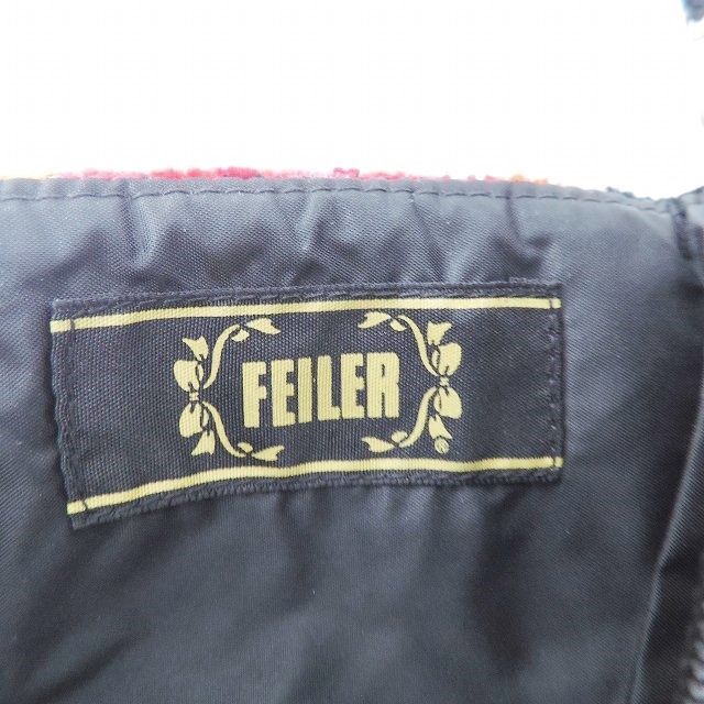 FEILER(フェイラー) 小物入れ美品 - 黒×ピンク×マルチ ペットボトル ...