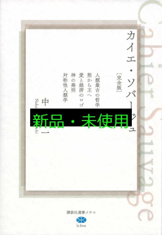 カイエ ソバージュ 完全版 人類最古の哲学 熊から王へ 愛と経済のロゴス 神の発明 対称性人類学 講談社選書メチエ 中沢 新一