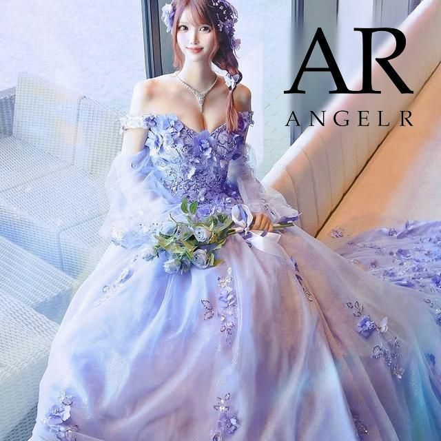 AngelR / エンジェルアール】ロングスリーブウェディングドレス