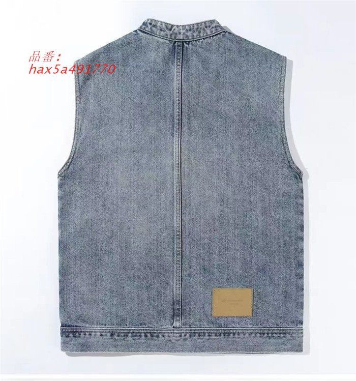 デニムベスト メンズ デニム ジレ チョッキ ベスト 春秋 カジュアル ノースリーブ バイクベスト hax5a491770