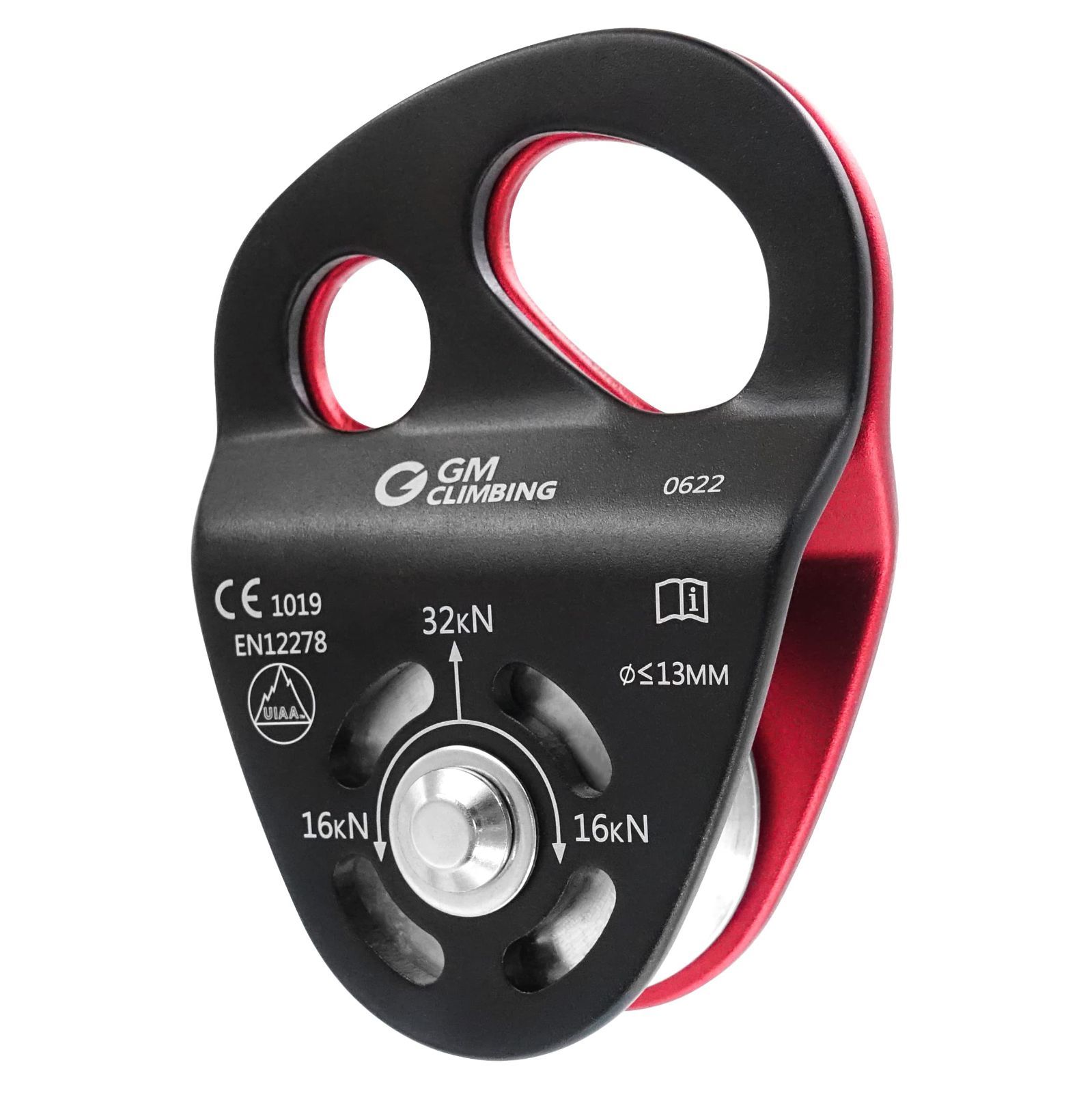 Color ブッシング | ブラック GM CLIMBING CE UIAA認証 32kN ヒッチプーリー ベアリング ブッシング 2タイプ選択 クライミング アーボリスト リギング DdRTクライミング プーリーシステム