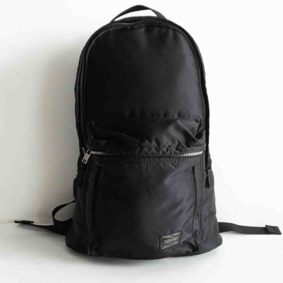 PORTER タンカー リュック ポーター ブラック バックパック デイパック TANKER BAG ナイロン 25051007