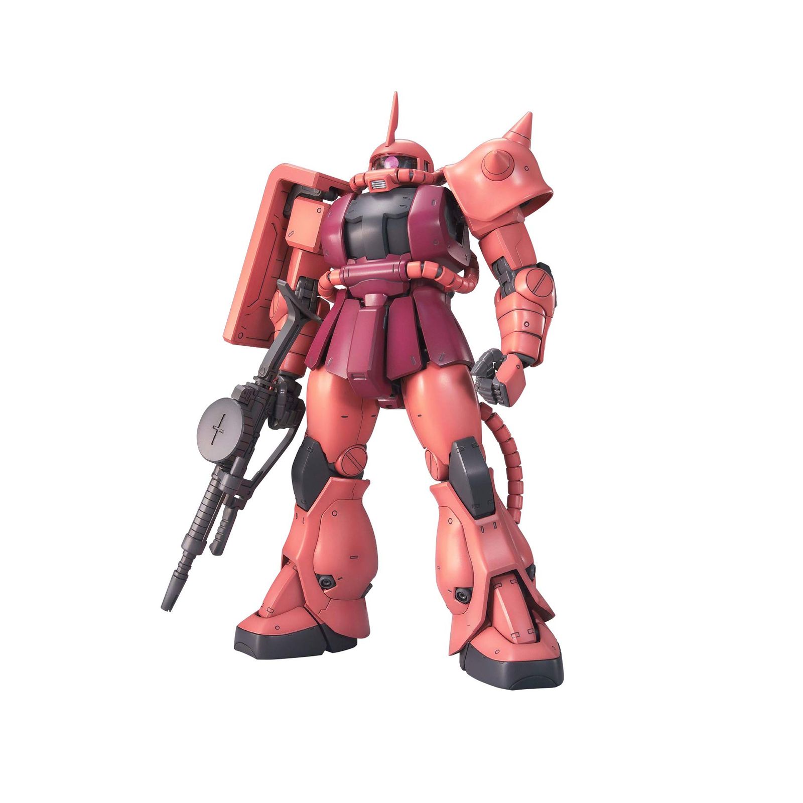 BANDAI SPIRITS(バンダイ スピリッツ) MG 機動戦士ガンダム MS-06S シャア専用ザクVer.2.0 1/100スケール 色分け済みプラモデル 
