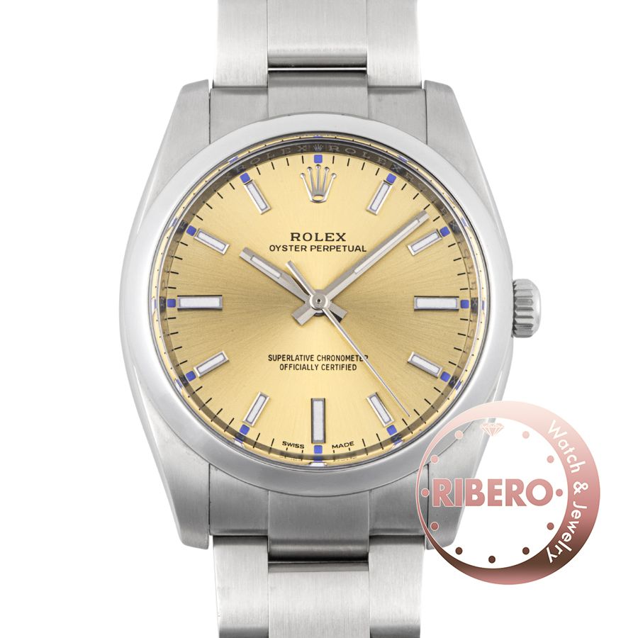 ROLEX ロレックス オイスターパーペチュアル 114200 ランダム ホワイトグレープ【中古】
