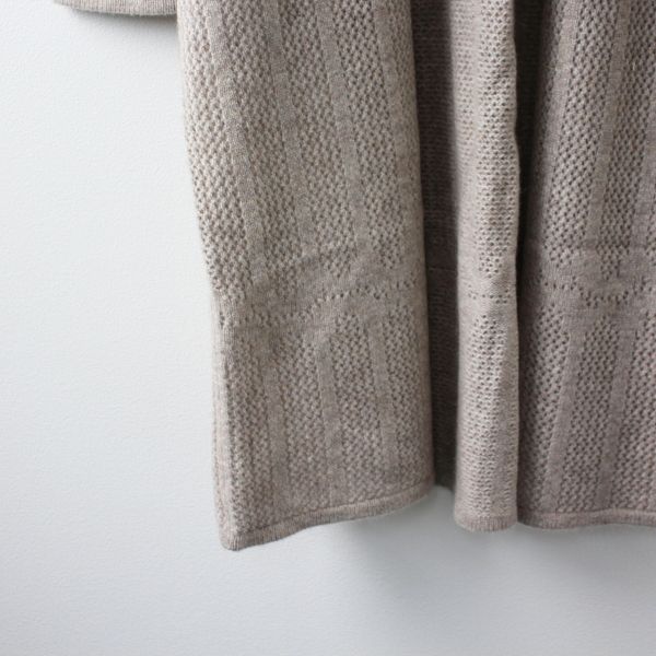 ミナペルホネン finger stripe カシミヤロングカーディガン ミナペルホネン finger stripe ロングカーディガン - ミナペルホネン