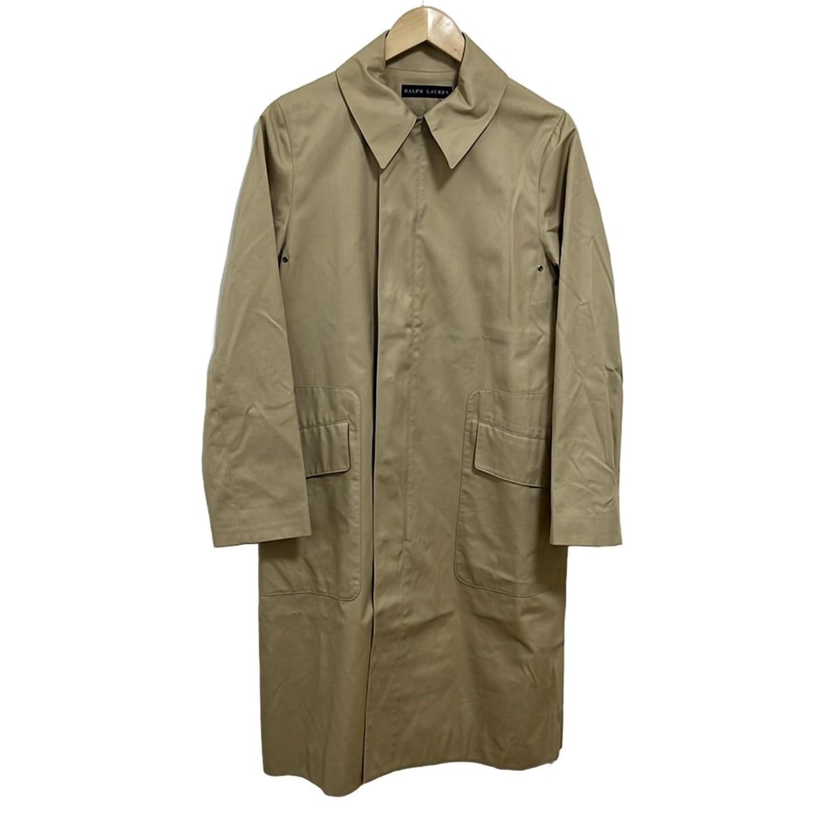 RalphLauren ラルフローレン コート サイズ11 M レディース - ベージュ 長袖|ロング丈|ジップアップ|春|秋