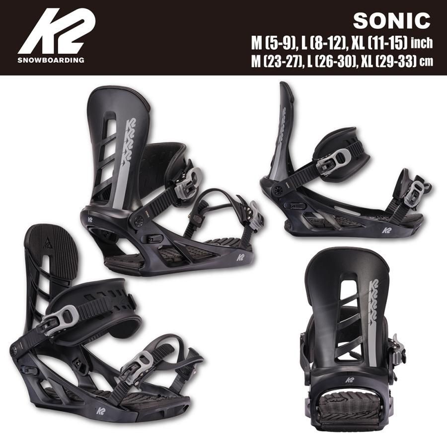 スノーボード ビンディング K2 ケーツー SONIC 2025. バイン メンズ