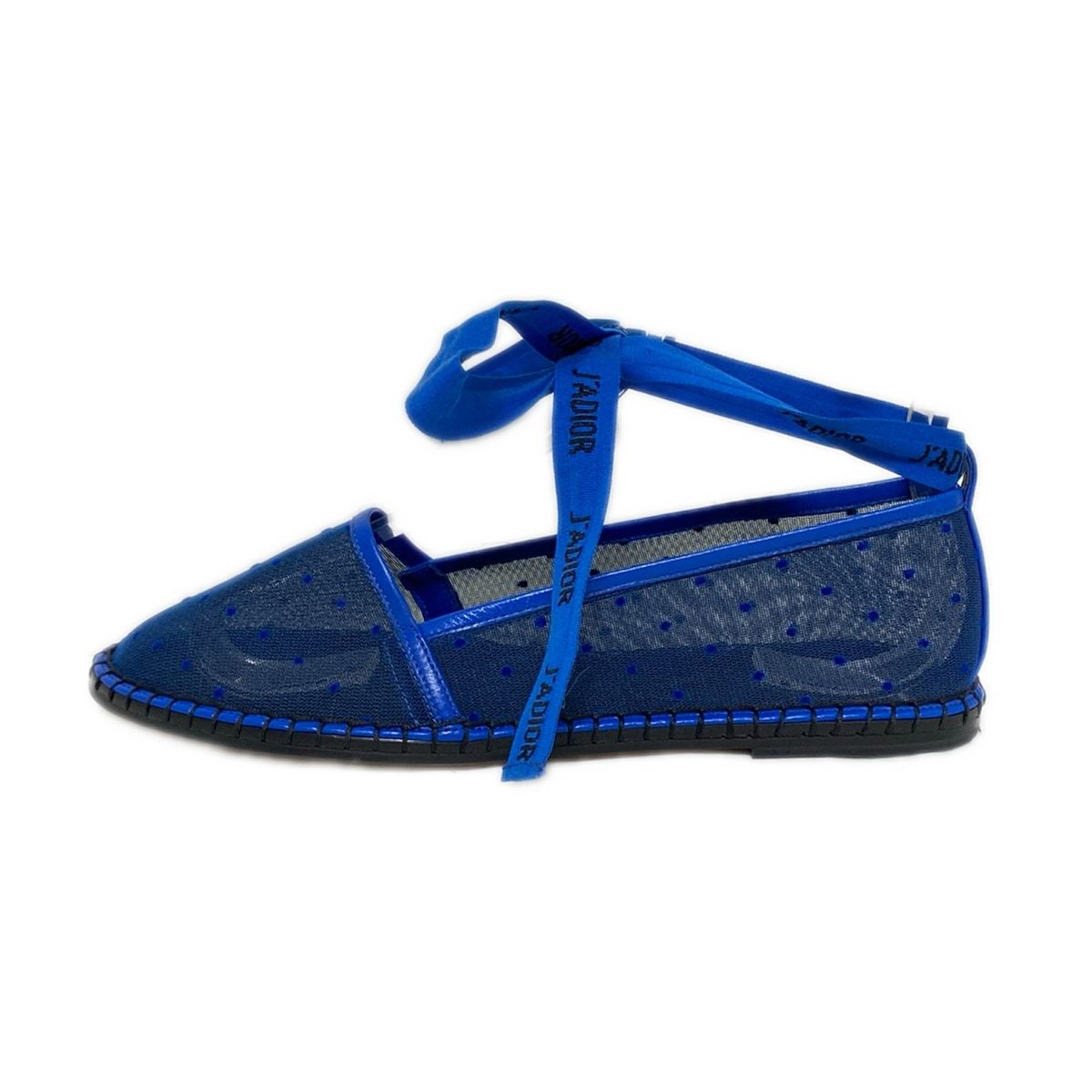 user07 極美品 クリスチャンディオール メッシュ フラットシューズ Dior｜FLAT SHOES/LOAFERS (KDB973CTW 30B) (Dior/フラット