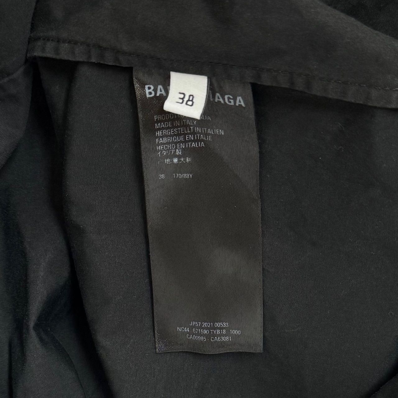 国内正規 BALENCIAGA 21AW QUEST LARGE FIT SHIRT クエストラージ