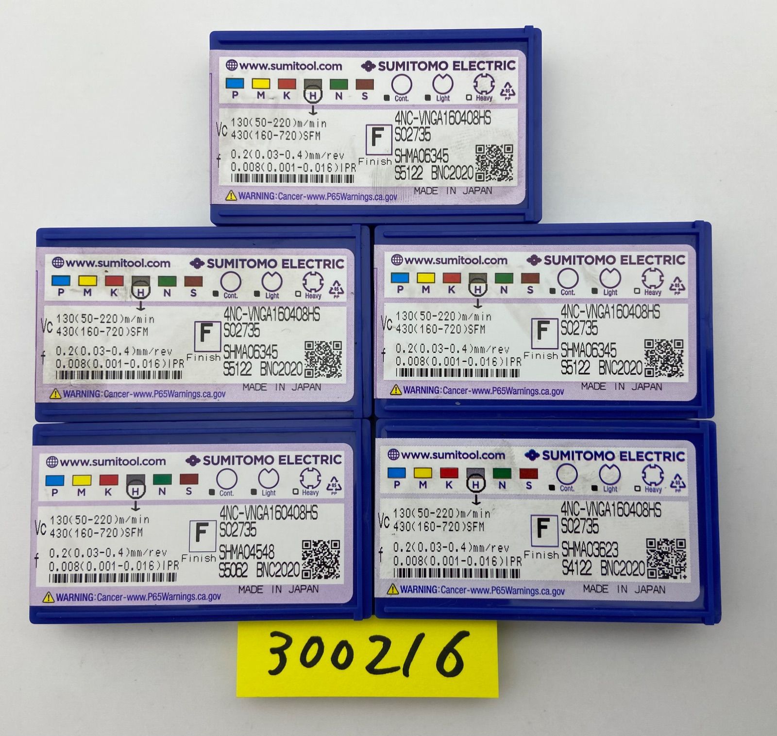 ⑧専用画面 チップ BNC160 4NC-VNGA 160408 住友電工 4NCVNGA160408BNC160 (67