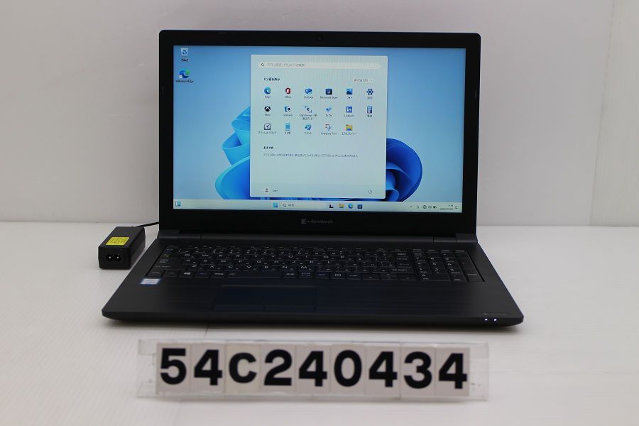 dynabook dynabook B65/EP Core i5 8265U 1.6GHz/8GB/128GB(SSD)/DVD/15.6W/FWXGA(1366x768)/Win11 【54C240434】