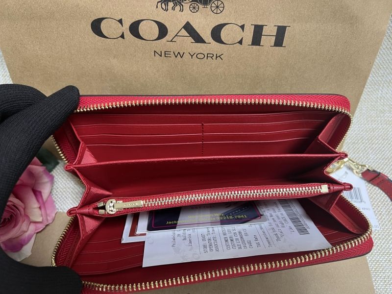 コーチ COACH 財布 長財布 FC4452 C4452 シグネチャー ロング ジップ