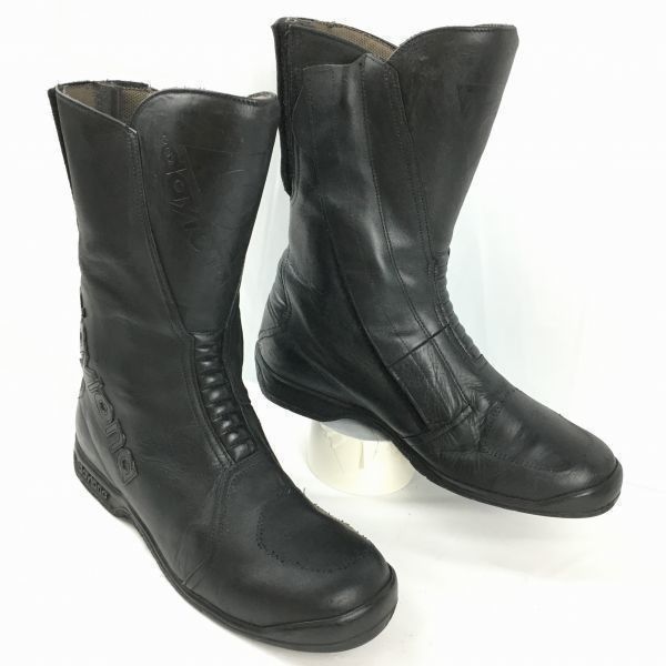 FREY daytona　フライ デイトナ　バイクブーツ　ライディング　ツーリング　size42　26.0-26.5〈黒/BLACK/ブラック〉bike/　Boots/Shoes〕菅No.WT18 FREY daytona フライ デイトナ バイクブーツ ライディング ツーリング