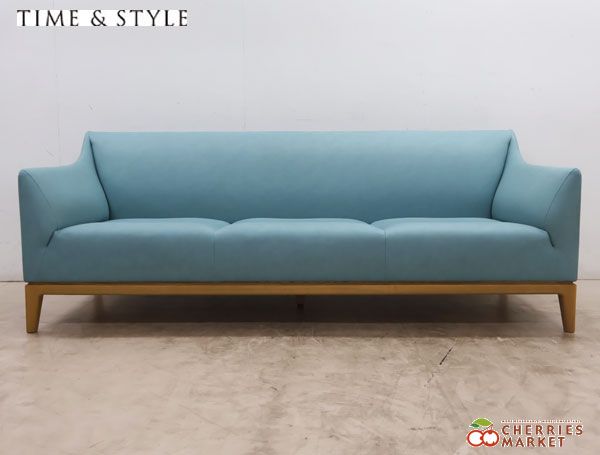 TIME＆STYLE タイムアンドスタイル Edward wood エドワード ウッド 3Pソファ 3人掛けソファ 35万