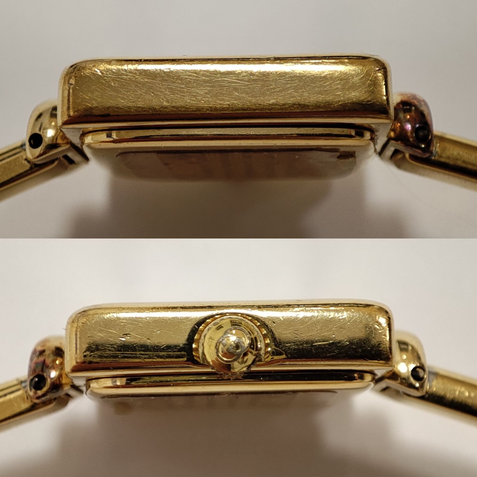 GUCCI レディース バングルウォッチ 1900L 電池交換済/稼働品