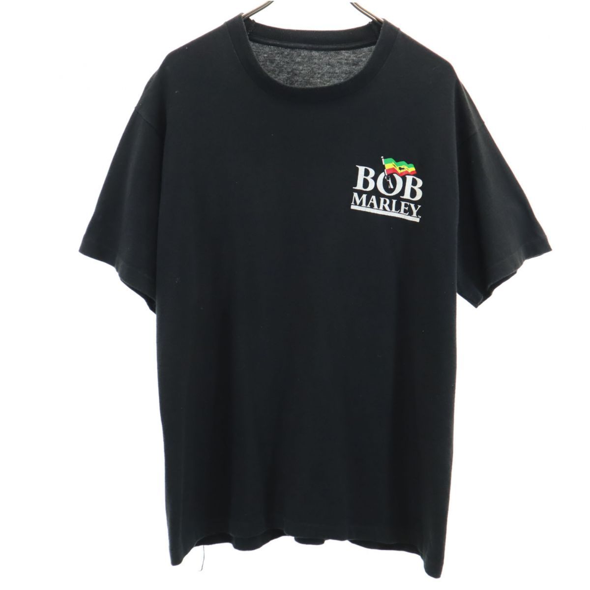 ボブマーリー バックプリント 半袖 Tシャツ ブラック系 BOB MARLEY メンズ 古着 【240327】 メール便可