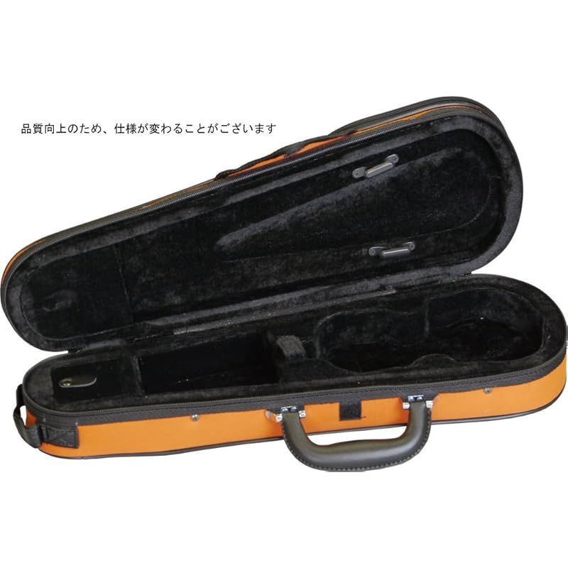 Carlo Giordano カルロジョルダーノ バイオリンケース TRC 100 C 3 4 ORG オレンジ 0