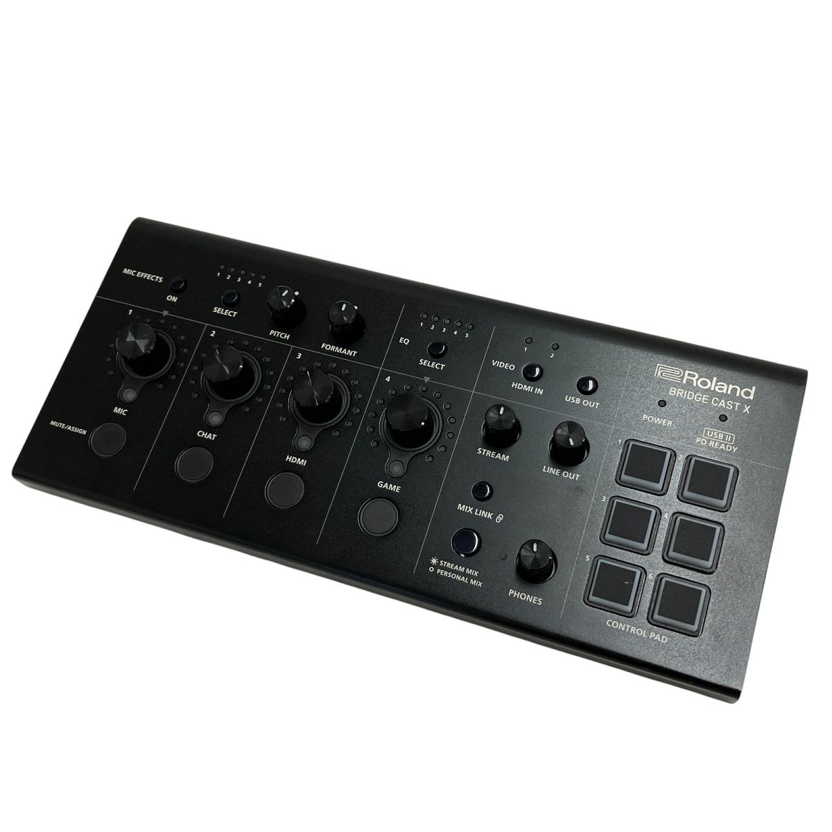 Roland BRIDGECSTX BRIDGE CAST X デュアルバス ストリーミング ミキサー ビデオキャプチャー 家電 T10000198