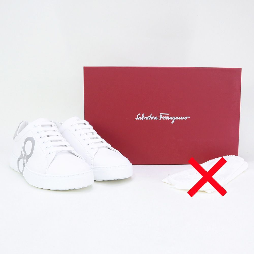 【国内発送】[Ferragamo] スニーカー (NUMBER 0747218 BIANCO) Salvatore Ferragamo / サルヴァトーレ フェラガモ】ホワイト