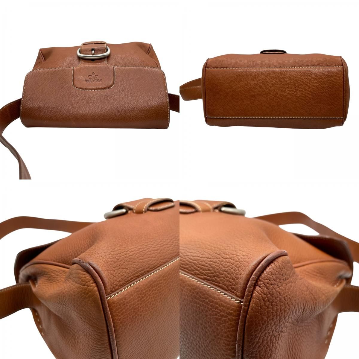 美品 PRADA プラダ ショルダーバッグ ワンショルダー フラップ