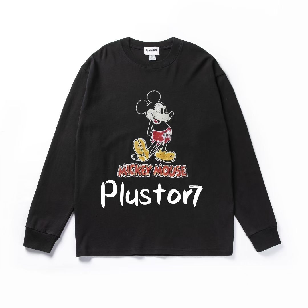 BOWWOW （バウワウ）別注 MICKEY MOUSE LS ミッキーマウス T-SHIRTS 