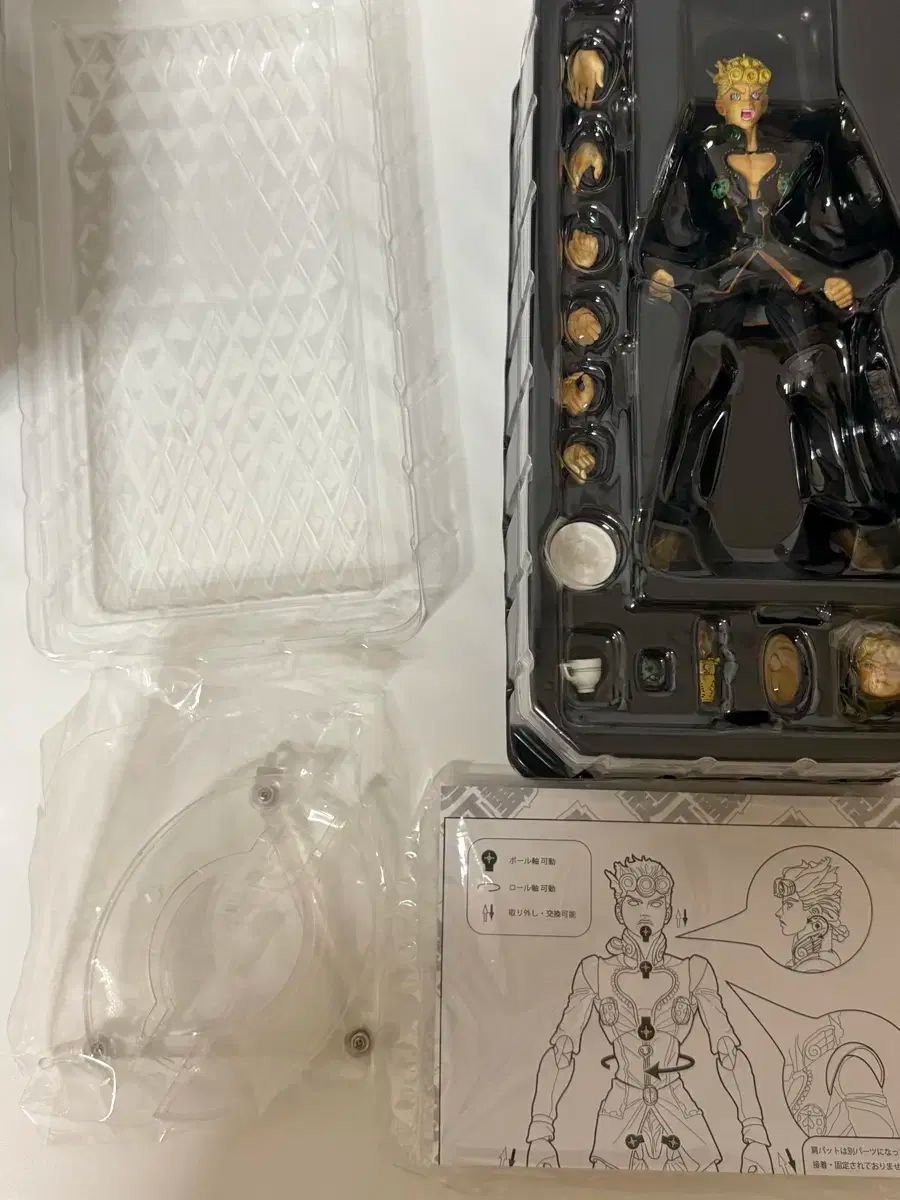 ジョジョの奇妙な冒険 Джорно ジョバナ 超像可動 ブラック 開封品