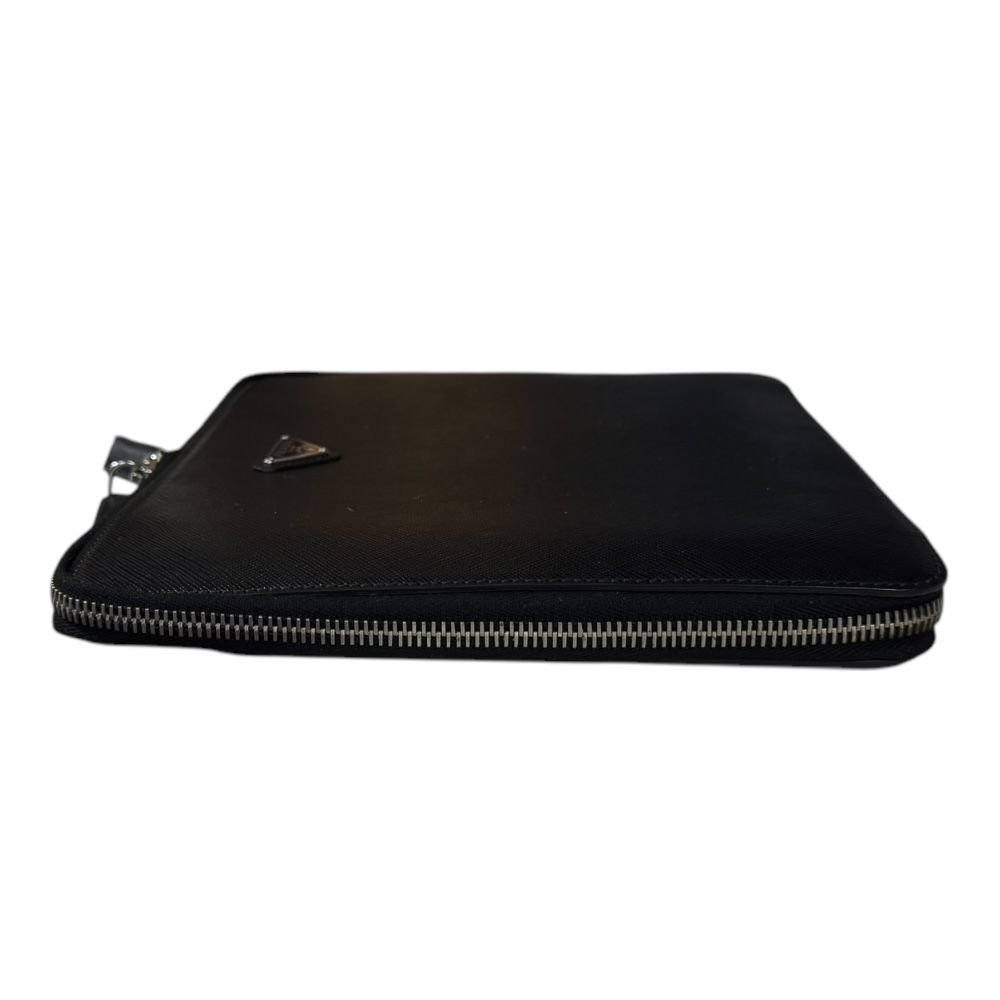 PRADA クラッチバッグ サフィアーノレザー PRADA プラダ クラッチバッグ サフィアーノレザー 黒 PRADA セカンド