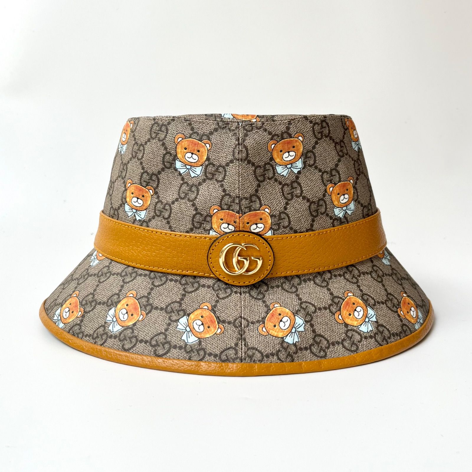 GUCCI グッチ バケットハット GUCCI×KAI L 59cm テディベア GGスプリーム EXO KAI 帽子 ハット