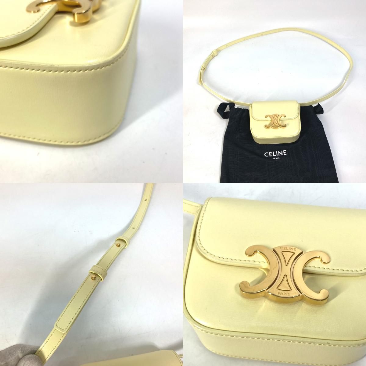 CELINE セリーヌ ショルダーバッグ ミニトリオンフ 10I513DPV