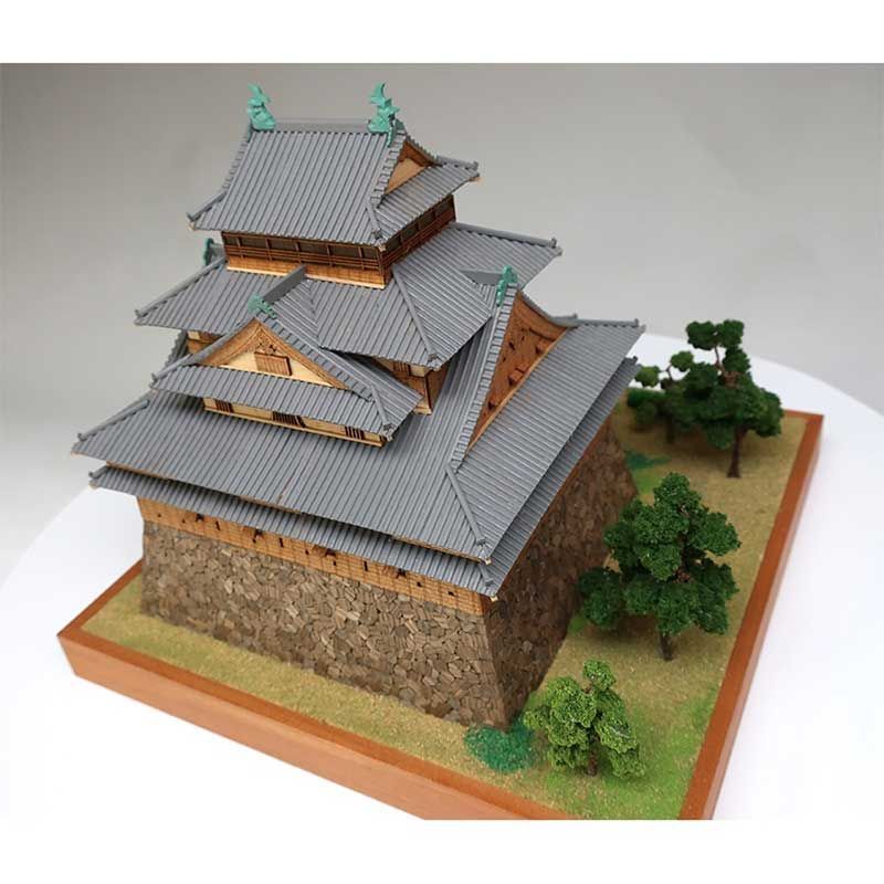 ウッディジョー 木製模型 1/150 松江城 - メルカリ