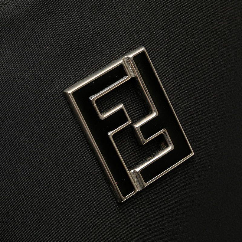 FENDI FFロゴ　ハンドバッグ　ウール　ブラック　レザー　ミニバッグ FENDI フェンディ ショルダーバッグ BY THE WAY MINI