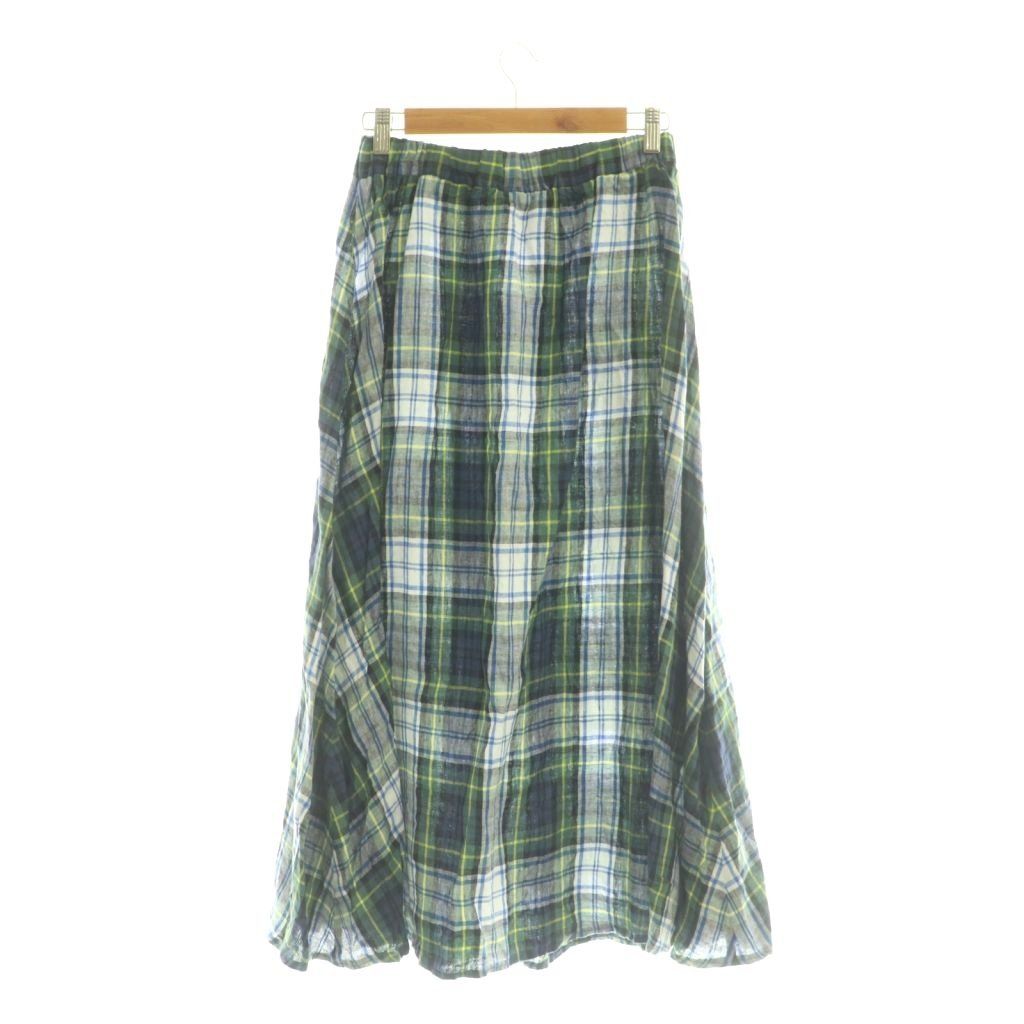 美品✨O'NEIL of DUBLIN リネンキルトマキシスカート F O'NEIL of DUBLIN スカート O'Neil Dublin リネン100% キルト