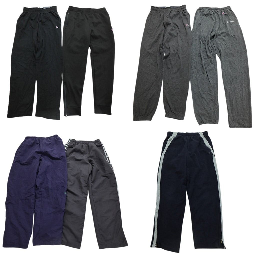 古着卸 チャンピオン パンツ MIX 7枚セット メンズ S M L サイドジップ ジャージ スウェット ライン 古着 NC0897