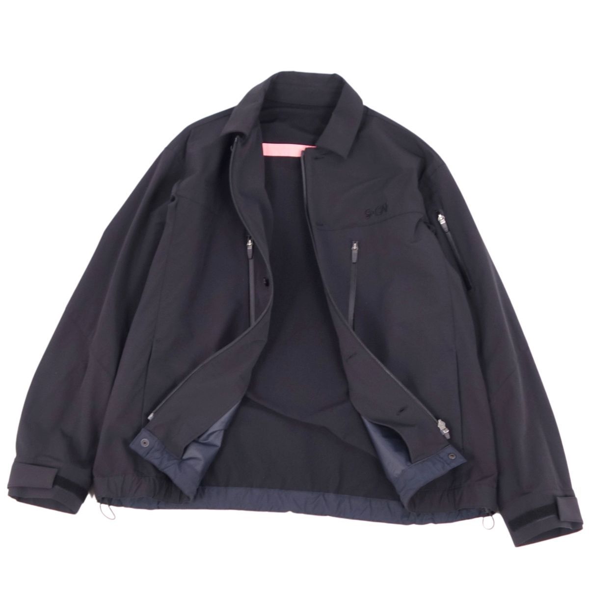 極美品 サカイ Sacai 23AW ジャケット ウォーターレペレントナイロンブ